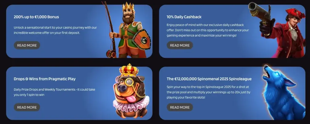 A graphic showcasing top casino bonuses available for new players, highlighting various promotional offers and incentives.