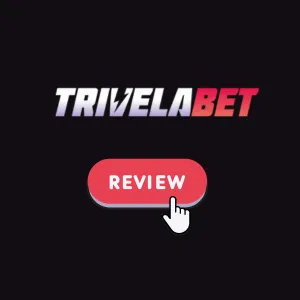 Trivela Bet Casino logo on a dark background.